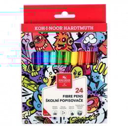 Набір фломастерів Teenage, Koh-i-noor, набір 24 кол, картон