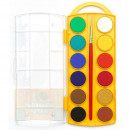 Акварельні фарби Школярик, 12 кольорів