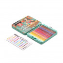 Набір кольорових олівців в металевому пеналі, 50 кольорів Kalour Colored Pencils, 842001