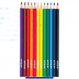Набір кольорових олівців 12 шт., Kite Classic