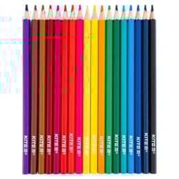 Набір кольорових олівців 18 шт., Kite Classic