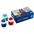 Набір гуашевих фарб 6 кольорів по 20 мл, Kite Classic