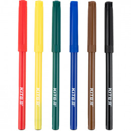 Набір фломастерів 6 кольорів, Kite Classic