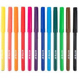 Набір фломастерів 12 кольорів, Kite Classic