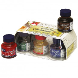 Набор чернил для каллиграфии Calligraphy Ink 6 Assorted Set, 6 цветов по 30 мл, Winsor&Newton