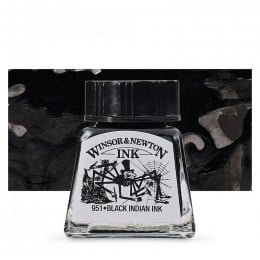 Тушь художественная Drawing Inks, №030 Black Indian Ink, Winsor&Newton