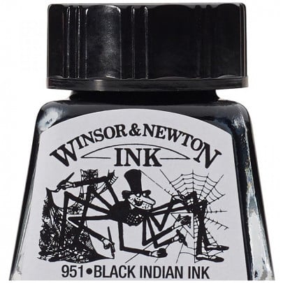 Тушь Winsor&Newton Drawing Inks, № 030 Черный