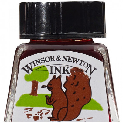 Тушь Winsor&Newton Drawing Inks, № 074 Сиена жжёная
