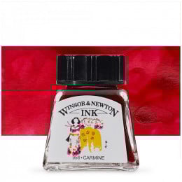 Туш художня Drawing Inks, №956 Carmine, Winsor&Newton