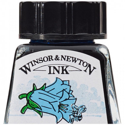 Тушь Winsor&Newton Drawing Inks, № 176 Кобальт синий
