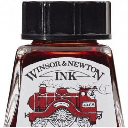 Туш художня Drawing Inks, №227 Deep Red, Winsor&Newton