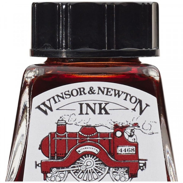 Туш художня Drawing Inks, №227 Deep Red, Winsor&Newton