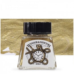 Тушь художественная Drawing Inks, №283 Gold (Золото), Winsor&Newton