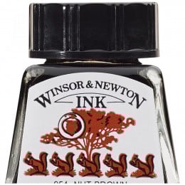 Тушь художественная Drawing Inks, №441 Nut Brown, Winsor&Newton