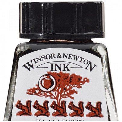 Тушь Winsor&Newton Drawing Inks, № 441 Ореховый
