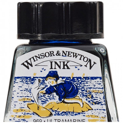 Тушь Winsor&Newton Drawing Inks, № 660 Ультрамарин