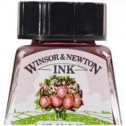 Туш художня Drawing Inks, №601 Scarlet, Winsor&Newton