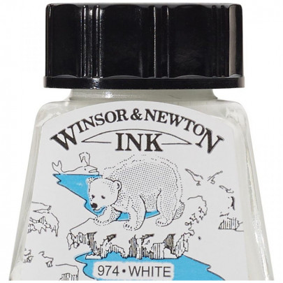 Тушь Winsor&Newton Drawing Inks, № 702 Белый
