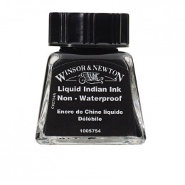 Туш художня Liquid Indian (Індійский чорний), Drawing Inks Winsor&Newton