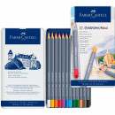 Набір акварельних олівців Faber-Castell Goldfaber, 12 кольорів, металева коробкав.