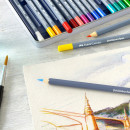 Набір акварельних олівців Faber-Castell Goldfaber, металева коробка, 48 кол.