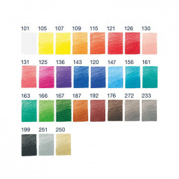 Набір кольорових олівців FaberCastell Goldfaber 27 кольорів у тканинному пеналі + чорнографітний олівець + чинка