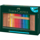 Набор акварельных карандашей Faber-Castell Albrecht Duerer, 30 цветов в пенале + кисточка с резервуаром