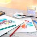 Набор акварельных карандашей Faber-Castell Albrecht Duerer, 30 цветов в пенале + кисточка с резервуаром
