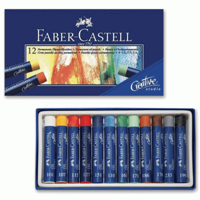 Набор пастели масляной FaberCastell Goldfaber, 12 цветов