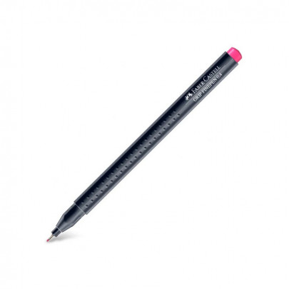Ручка капиллярная Grip Fine Pen,Faber Castell, 0.4 мм./ - Розовый