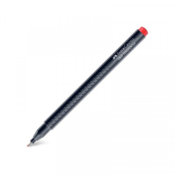 Капілярна ручка Grip Fine Pen, Faber Castell, 0.4 Червона