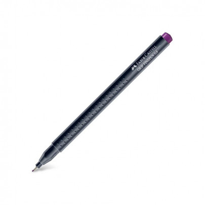 Ручка капиллярная Grip Fine Pen,Faber Castell, 0.4 мм./ - Фиолетовый