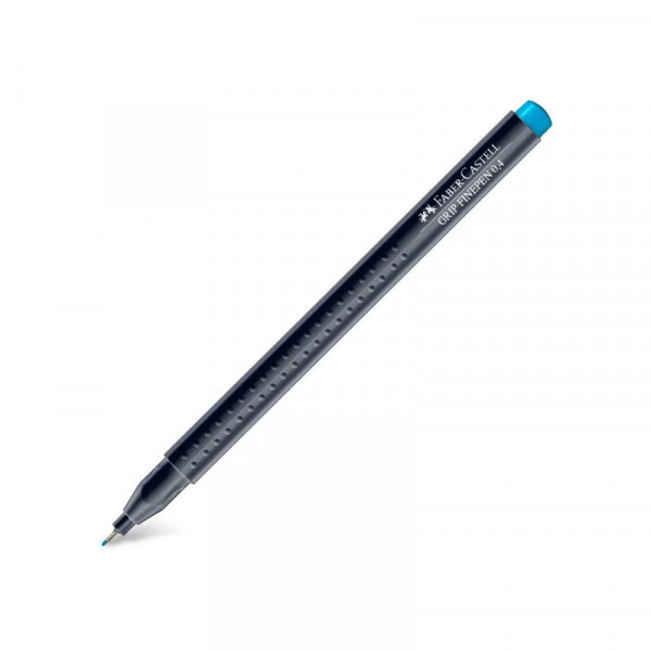 Капілярна ручка Grip Fine Pen, Faber Castell, 0.4 Блакитна