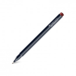 Капиллярная ручка Grip Fine Pen,Faber Castell, 0.4, Коричневый