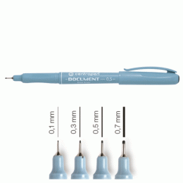 Лінер 0.1 (0,25 мм) чорний, Centropen Document 2631 Лінер 0.1 (0,25 мм) чорний, Centropen Document 2631