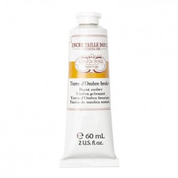 Офортна фарба для гравюри на олійній основі Charbonnel Etching ink, №477 Умбра палена (Burnt umber), 60 мл