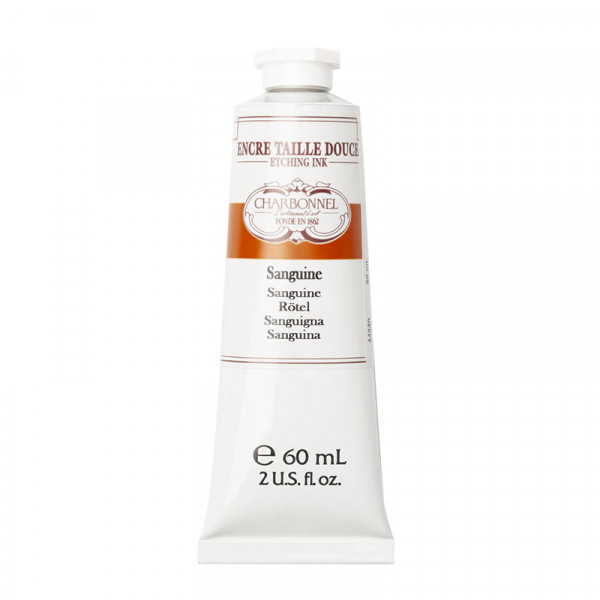Офортная краска для гравюры на масляной основе Charbonnel Etching ink, №397 Сангина (Sanguine), 60 мл