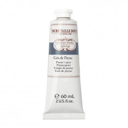 Офортна фарба для гравюри на олійній основі Charbonnel Etching ink, №261 Сірий (Paynes grey), 60 мл