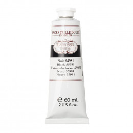 Офортна фарба для гравюри на олійній основі Charbonnel Etching ink, №276 Чорний 55981 (Black 55981), 60 мл