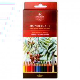 Набір акварельних олівців Mondeluz, 12 шт, картон, Koh-i-Noor