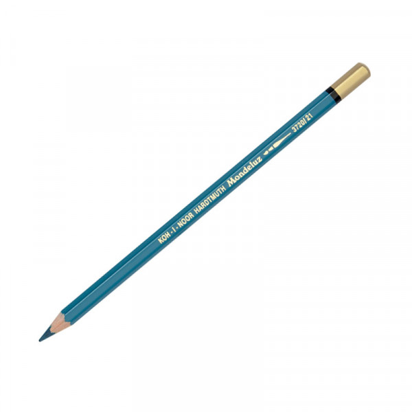 Олівець акварельний Koh-i-noor MONDELUZ, №021 Блакитно-зелений (Bluish green)