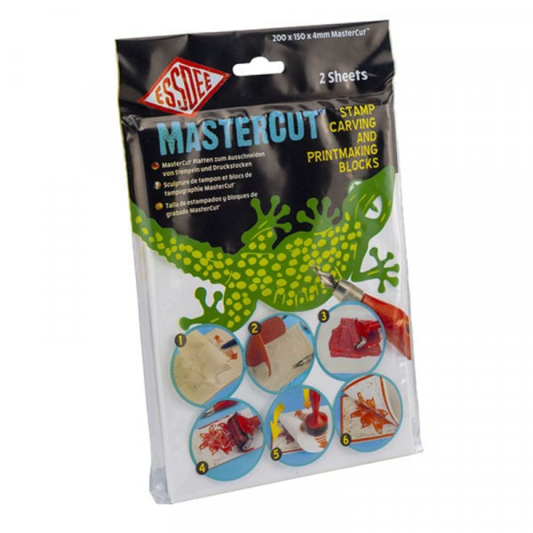Набір лінолеумів для ліногравюри 200*150*4 мм, 2 шт, Essde MasterCut 