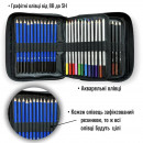 Набір графічних матеріалів Art Planet “Черепаха”, 73 предмети, нейлоновий пенал на застібці