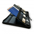 Набір графічних матеріалів Art Planet “Тигр”, 40 предметів, нейлоновий пенал на застібці