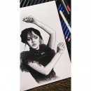 Набір графічних матеріалів Art Planet “Тигр”, 40 предметів, нейлоновий пенал на застібці