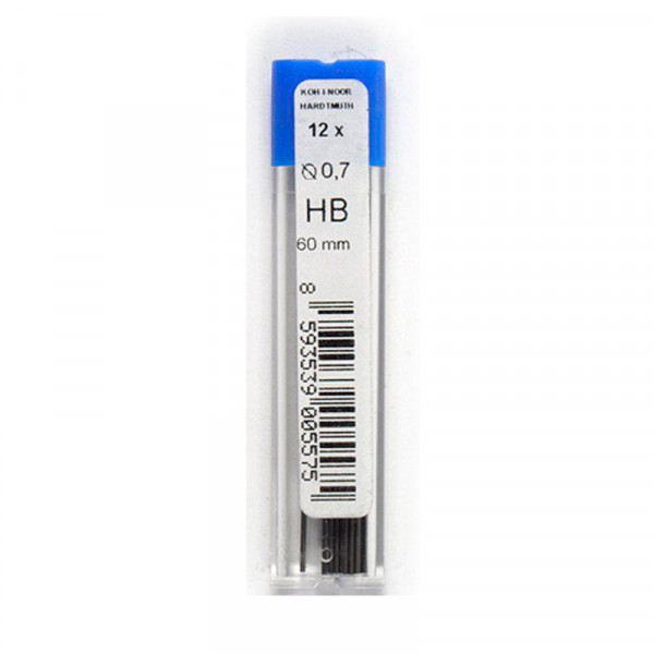 Грифелі для механічних олівців, Koh-I-Noor, 0,7 мм HB