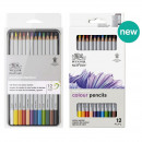 Набор цветных карандашей в металле Winsor&Newton Studio Colection Coloured Pensil, 12 шт