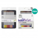 Набор цветных карандашей в металле Winsor&Newton Studio Colection Coloured Pensil, 24 шт