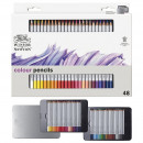 Набор цветных карандашей в металле Winsor&Newton Studio Colection Coloured Pensil, 48 шт