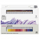 Набор цветных карандашей в металле Winsor&Newton Studio Colection Coloured Pensil, 48 шт